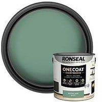 Ronseal One Coat Everywhere Interior Paint Muted Jade Matt 2.5 Litre