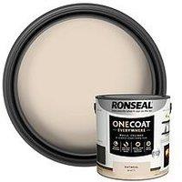 Ronseal One Coat Everywhere Interior Paint Oatmeal Matt 2.5 Litre