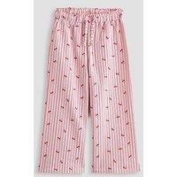The Very Collection Girls Jersey Textured Trousers - Pink