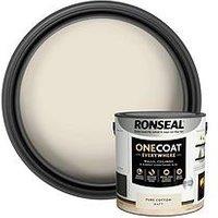 Ronseal One Coat Everywhere Interior Pure Cotton Matt 2.5 Litre
