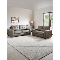 The Very Collection Miller 3 Searer + 2 Seater Leather Sofa Set (Buy & Save!) - Fsc Certified