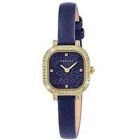 Radley Ladies Square Stone Ink Leather Strap Watch