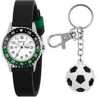 Tikkers Black Strap Time Teacher Watch