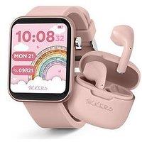 Tikkers Pink Strap And Tws Set