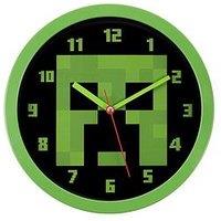 Minecraft Creeper Wall Clock - Green