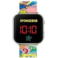Spongebob Squarepants Spongebob And Patrick Printed Strap Led Watch