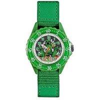 Disney Minecraft Time Teacher Watch With Fabric Strap
