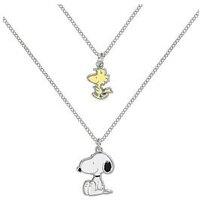 Snoopy Peanuts Snoopy And Woodstock 2Pc Necklace