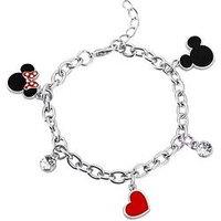 Disney Minnie & Mickey Mouse Charm Bracelet