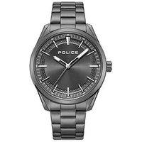 Police Gents Black Dial Black Bracelet Watch