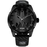 Police Gents Batman Black Carbon Fiber Strap Watch