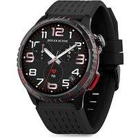 Reflex Active Seaventure 50M Swim-Safe Amoled Gps Black Strap Smart Watch