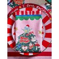 Eleanor Bowmer Set Of 4 Christmas Tree Napkins