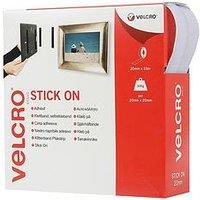 Velcro Brand Stick On Tape 20Mm X 10M White