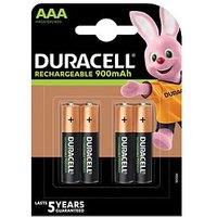 Duracell Aaa Cell 900Mah Rechargeable Batteries (Pack 4)