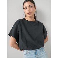 The Very Collection Elasticated Waist T-Shirt - Black