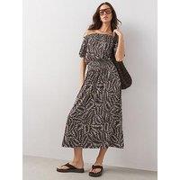 The Very Collection Stretch Bardot Midaxi Dress