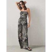 The Very Collection Textured Stretch Wide Leg Trousers