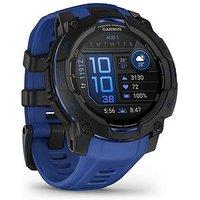 Garmin Instinct 3, 45Mm - Black With Bolt Blue Band
