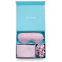 Silver Cloud Pink Satin Giftset Infused With Silver Ions