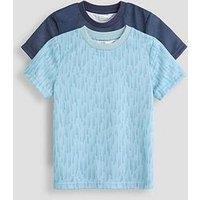 The Very Collection Boys 2 Pack Sports T-Shirts - Blue
