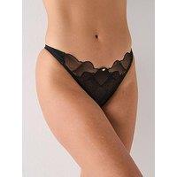Boss Lace Thong - Black
