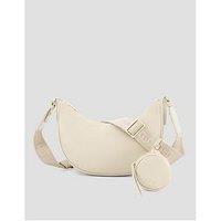 Boss Sandy Halfmoon Bag - Beige