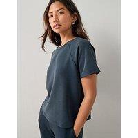 The Very Collection Modal Mix T-Shirt - Navy