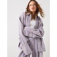 Boss Oversized Denim Overshirt - Blue