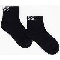 Boss 2 Pack Logo Socks - Black