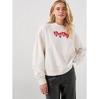 Hugo Deroxina Crew Neck Sweatshirt - White