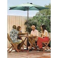 Vonhaus 2M Dark Green Steel Parasol