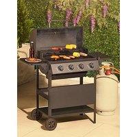 Vonhaus Barrel 4 Burner Gas Bbq