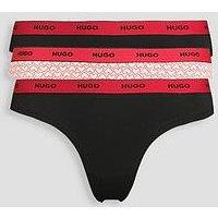 Hugo Multipack Logo Thong Design - Multi