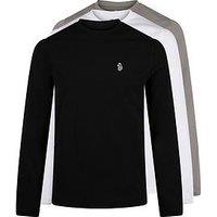 Luke 1977 Johnys 3 Pack Long Sleeve T-Shirt