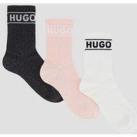 Hugo 3 Pack Logo Socks - Multi