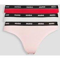 Hugo Multipack Logo Thong - Multi