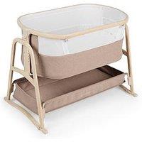 Ickle Bubba Bubba &Me Luxe Bedside Crib - Biscuit