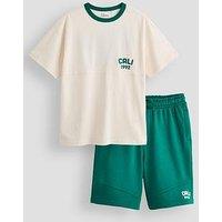 The Very Collection Boys Cali Back Graphic Short Set - Multi