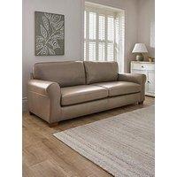 The Very Collection Bailey Italian Leather 4 Seater Sofa