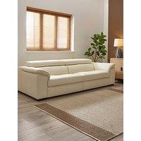 The Very Collection Brady Italian Leather 4 Seater Sofa
