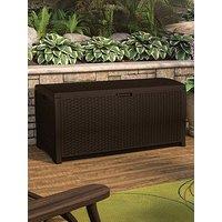 Suncast Missouri 375L Storage Box - Java Brown