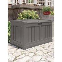 Suncast Carolina 189L Storage Box - Stone Grey