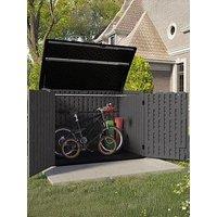 Suncast Moda Stow-Away Large Store - Peppercorn Grey