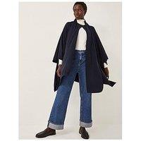 Monsoon Sara Scarf Poncho - Blue