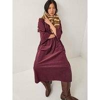 Monsoon Jimena Cord Dress - Red