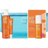 Nip + Fab Brightening/Vitamin C Bundle In Blue Pvc Jelly Bag (Worth &pound;63)