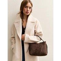 New Look Brown Faux Suede Bucket Bag