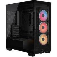 Corsair 3500X Lxr Link Tempered Glass Mid-Tower - Black