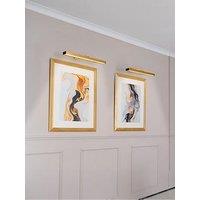 Valuelights Pair Of Ryle Gold Rechargeable Easy Fit Wall Light